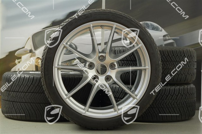 20-inch Carrera S (III) winter wheel set, 8,5J x 20 ET51 + 11J x 20 ET70, Michelin winter tyres 245/35 ZR20 + 295/30 ZR20, TPMS