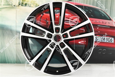 22" Felga Sport Design, 11,5J x 22 ET52, czarny wysoki połysk