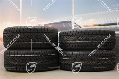 19" "Macan Sport" koła zimowe komplet, felgi 8,5J x 19 ET21 + 9J x 19 ET21 + NOWE opony zimowe Dunlop 235/55 R19 + 255/50 R19, z czujnikami ciśnienia RDK