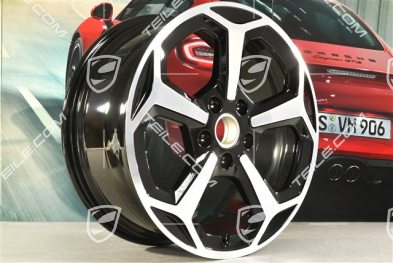 20-inch Rim Offroad Design 9J x 20 ET54, black high gloss + glossy Surface