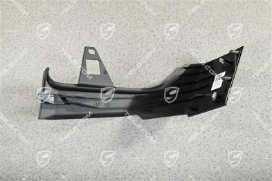 Centre console cover, Lateral, Black, L