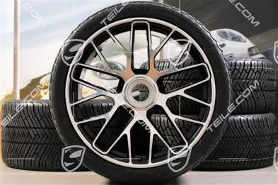 20" Turbo S central locking winter wheel set for Turbo S, wheels 8,5J x 20 ET51 + 11J x 20 ET59 + Michelin Pilot Alpin PA4 winter tyres 245/35 R20+295/30 R20, TPMS