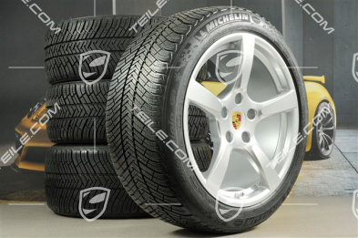 19" Cayman S Winterräder Satz, Felgen 8J x 19 ET57 + 10J x 19 ET45, Michelin Pilot Alpin 4 Winterreifen 235/40 R19 + 265/40 R19