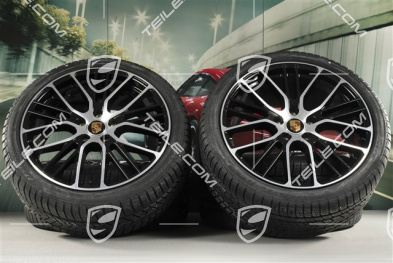 21-inch winter wheels set "Exclusive Design Sport", rims 9,5 J x 21 ET71 + 10,5 J x 21 ET71 + Pirelli Sottozero III winter tires 275/35 R21 + 315/30 R21, black high gloss