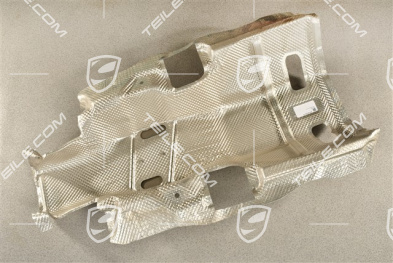 Centre tunnel heat protection, underbody, Shorter wheelbase