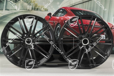 22-inch wheel rim setTurbo IV, 11,5J x 22 ET52 + 10J x 22 ET48, for Coupé, black satin-mat