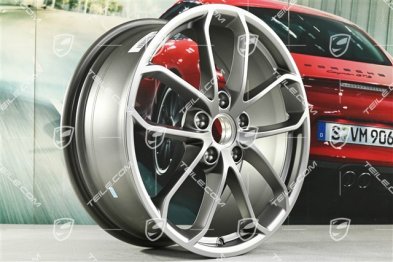20-inch SPYDER wheel rim, 8,5J x 20 ET57, platinum satin matt