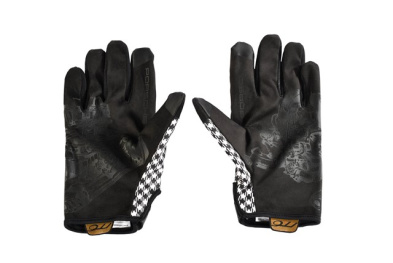 Porsche Classic Assembly gloves, Pepita / houndstooth, black, size 11