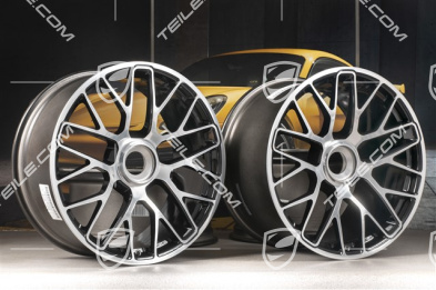 20" Turbo S Felgensatz, Zentralverschluss, 9J x 20 ET51 + 11,5J x 20 ET56