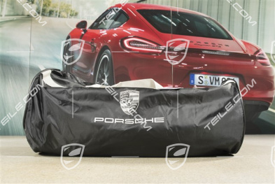 Pokrowiec samochodowy do pomieszczeń zamkniętych, czarny, "25 Jahre Boxster" Edition