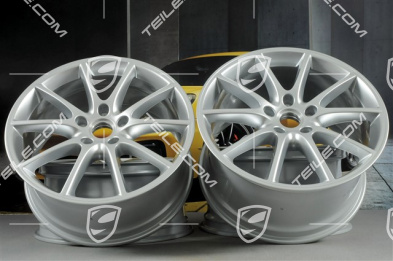 20-inch Cayenne Design wheel rim set, 10,5J x 20 ET64 + 9J x 20 ET50