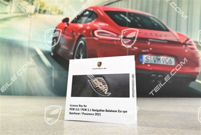 Aktualizacja oprogramowania nawigacji, Europa, pojazdy z PCM 3.0/3.1. Wersja danych 2021