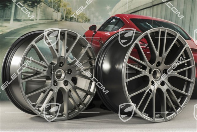 21" Felgensatz Panamera Exclusive Design Sport, 9,5J x 21 ET71 + 11,5J x 21 ET69, Platinum