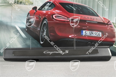 Blenden/Einstiegleisten, ohne Beleuchtung, Carbon, "Cayman S", Satz, L+R