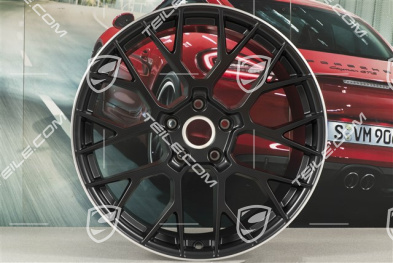 20+21" Felgensatz RS Spyder, Felgen: vorne 8,5J x 20 ET53 + hinten 11,5J x 21 ET67, schwarz seidenmatt