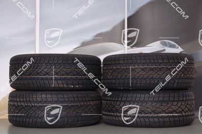 19-inch Cayenne Design II winter wheel set, 4 wheels 8,5 J x 19 ET 59 + 4 winter tires Dunlop 265/50 R 19 110V XL M+S, without TPMS