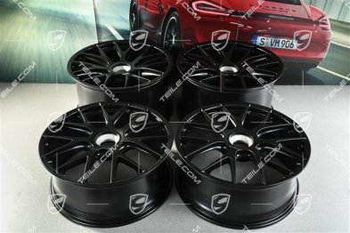 GT4 RS / Spyder RS 20" Magnesium wheel set, 8.5J x 20 ET61 + 11J x 20 ET50, black silk matt