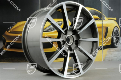 20" Felge Carrera Classic, Titan dunkel, 9,5J x 20 ET45