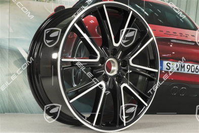 21-inch wheel rim Panamera Exclusive, 9,5J x 21 ET71, Jet Black metallic