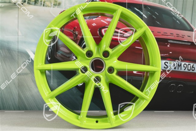 21" Felge Carrera S, 11,5 J x 21 ET67, Lizardgrün