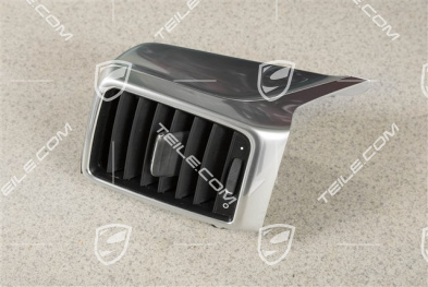 Dashboard centre vent / nozzle, Galvano silver, L