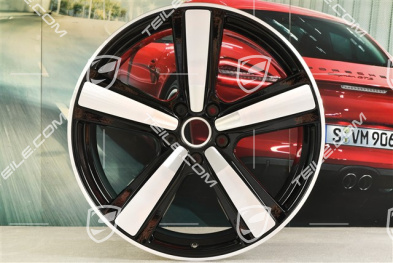 22-inch wheel rim, Exclusive Design Sport, 11,5J x 22 ET61, black high gloss