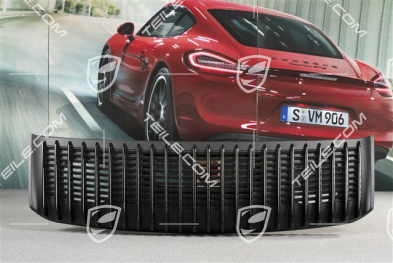 Ventilation grille / rear lid, black