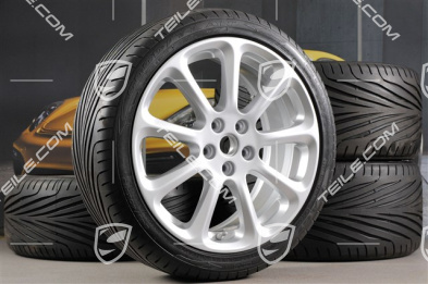 19'' Komplet kół letnich Quatrroporte 8,5J x 19 ET 52 + 10,5J x 19 ET 50,5 Goodyear Eagle F1 245*40*19 + 285*35*19 z RDK DOT4306