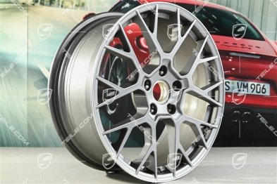 20+21" RS Spyder komplet felg, 8,5J x20 ET50 + 11,5J x 21 ET79, Darksilver