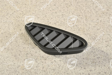 Cover, Defroster nozzle for windscreen, Black, R