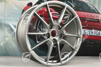 20" Komplet felg Carrera S (III), 8,5J x 20 RT51 + 11J x 20 ET70, platynowy-satyna