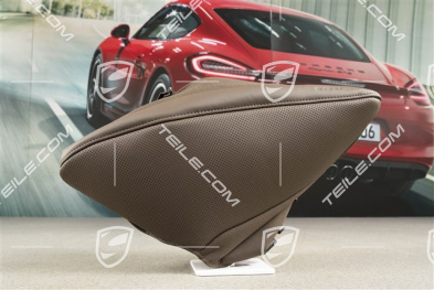 Lehnenbezug, Seitenteil, mit Airbag perforiert, Sattelbraun, R