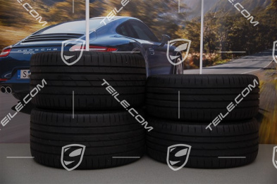 19" Komplet kół letnich Carrera, 8,5J x 19 ET54 + 11J x 19 ET69, opony letnie 235/40 R19 + 285/35 R19