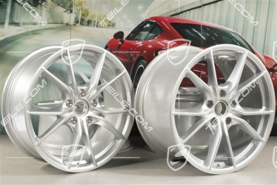 20-inch Carrera S (IV) wheel rim set, rims 8,5 J x 20 ET49 + 11,5 J x 20 ET76, for summer tyres