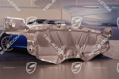 Rear muffler heat protection
