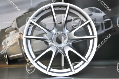 19" Komplet felg GT3RS II 4.0 / GT2RS, srebrne, przód  9J x 19 ET47+ tył 12J x 19 ET48