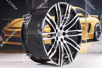 21" Felgensatz Turbo III, Felgen 10J x 21 ET19 + 9J x 21 ET26, schwarz hochglanz