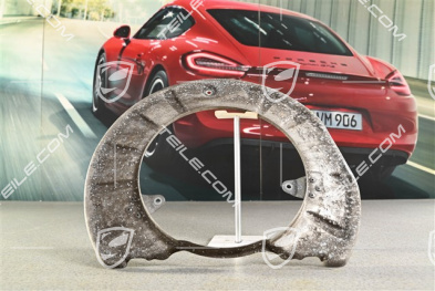 Front axle disc brake protective plate, PCCB, Turbo, R