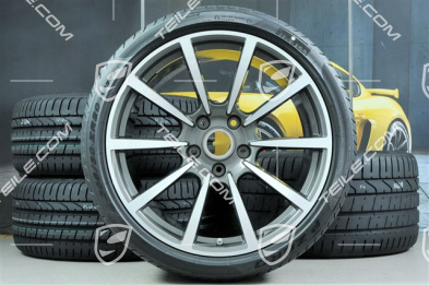 20" Sommerräder Satz Carrera Classic II, Felgen 8,5J x 20 ET49 + 11,5J x 20 ET56 + Pirelli Sommerreifen 245/35 R20 + 305/30 R20