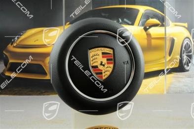 Airbag, driver's side, black Airbag, driver's side, black