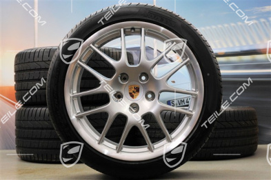 20" Koła letnie komplet RS Spyder, felgi przednie 9,5J x 20 ET65 + tylne 11J x 20 ET68 + opony letnie Pirelli PZero 255/40 ZR20 + 295/35 ZR20, z czujn