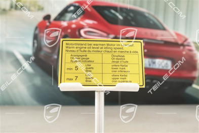 Klebeschild, Motoröl