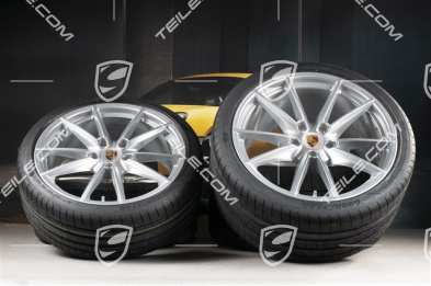 20"+21" koła letnie, komplet Carrera S, felgi 8,5J x 20 ET53 + 11,5J x 21 ET67 + opony letnie 245/35 R20 + 305/30 R21, z czujnikami ciśnienia