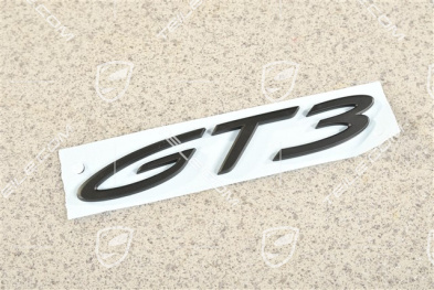 Schriftzug "GT3", Schwarzmatt