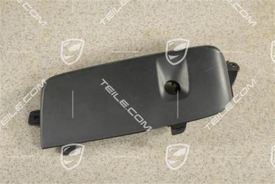 Air inlet / duct / guide cover, lateral, Black matte, PDC, L
