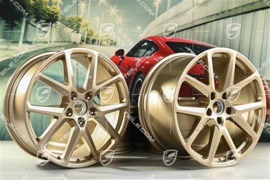 21" Felgensatz Panamera Sport Design, 9,5J x 21 ET71 + 11,5J x 21 ET69, neodyme
