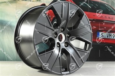 20" Felgensatz Turbo Aero, 9J x 20 ET54 + 11J x 20 ET60, in Schwarz Seidenmatt