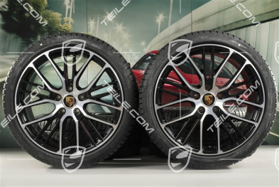 21-inch winter wheels set "Exclusive Design Sport", rims 9,5 J x 21 ET71 + 10,5 J x 21 ET71 + Pirelli Sottozero III winter tires 275/35 R21 + 315/30 R21, black high gloss