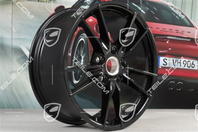19" Felge Carrera, 8,5J x 19 ET52, in Schwarz Hochglanz