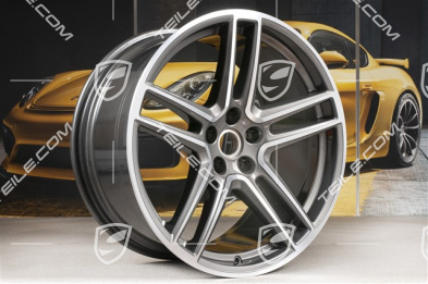 20" Felgensatz "Macan Turbo", 9J x 20 ET26 + 10J x 20 ET19, BORBET, Titan